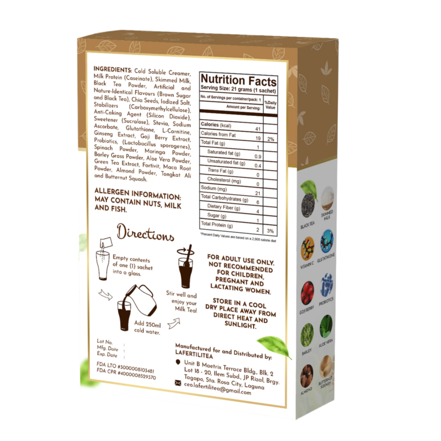 ✨ LTW Couple’s Herbal Tea – Okinawa Milk Tea Flavor